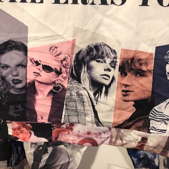 Taylor Swift women The Eras Tour top and bottom pajama set, M - Picture 5 of 12